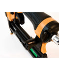 Close-up of 18 Gauge Narrow Crown Stapler Kit With Oil-Free Operation, showing handle and trigger mechanism.