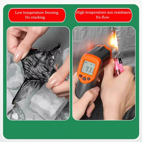 Pro Level Self Adhesive Aluminum Foil Roof Flashing Tape Heavy Duty Butyl Waterproofing Underlayment Roll Two Millimeter Thick Twenty Six Foot Long Zero Hassle Fix tested for low temperature freezing and high temperature resistance.