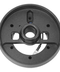 Steering Wheel Quick Release Short Hub Adapter Fits 96 To 06 Jeep Wrangler Tj And 07 To 18 Jeep Wrangler Jk, 6061 aluminum, top view.