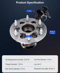 Front Left Wheel Hub Bearing Assembly 515110 With ABS Direct Fit For Chevrolet Colorado 2004 To 2008 GMC Canyon 2004 To 2008 Isuzu I350 I370 4x4 6 Lug, shown with 6 lugs and specifications.