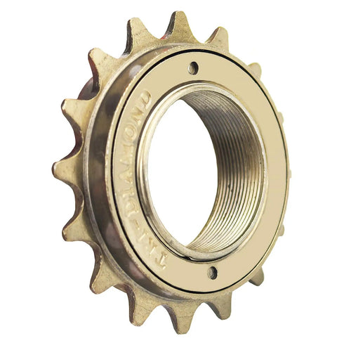 Single Speed 18T Bicycle Freewheel For Half Inch By Eighth Inch Chains With Threaded Freehub Durable Steel Replacement Part