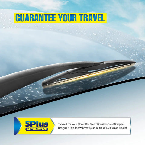14 Inch Rear Wiper Blade Replacement For Subaru Forester Ascent Impreza Outback Tribeca And Honda CR V Fit Models Easy Install Durable Windshield Wiper Upgrade For Clear Visibility In Rain Snow close-up