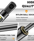 Ford Escape Rear Hatch Lift Supports for 2001-2012 featuring nylon ball socket and durable steel tube details.