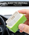 Plug And Play OBD2 Gas Saving Tuning Box For Cars Boost Power Up To 35 Percent And Torque 25 Percent While Slashing Gas Costs With Eco Energy Saver Universal Car Accessory held by hand