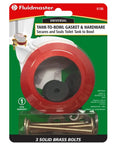 Premium Solid Brass Toilet Tank To Bowl Bolt Kit With Thick Rubber Gasket Washers And Nuts for secure leak-proof installation.