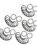 50Pcs Snap Retaining Ring Set For 507 AC Compressor Clutch Direct Replacement, 1.8mm Thick Circlips displayed in a group