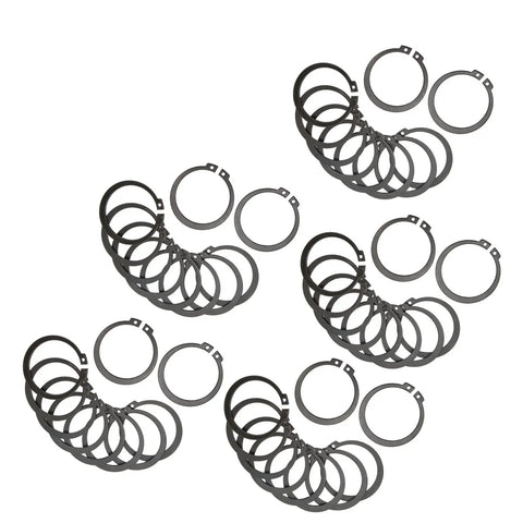 50Pcs Snap Retaining Ring Set For 507 AC Compressor Clutch Direct Replacement, 1.8mm Thick Circlips displayed in a group