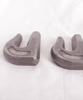 Three Eighths Inch Weld On Forged Clevis Grab Chain Hooks Grade 70 Heavy Duty Beefy Workhorse 6600 Lb Rust Resistant Pair
