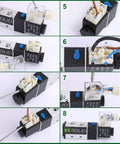1/4 Inch NPT Pneumatic Electric Solenoid Valve 3 Way 2 Position DC 24V For Air Control Systems Fast Response