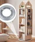 Heavy Duty Eight Inch Lazy Susan Round Swivel Turntable With Solid Steel Build Rust Resistant Coating displayed in modern living room setting.