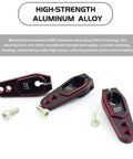 Beefy 25T Aluminum Servo Horn For RC Cars And Boats, Heavy Duty 6061 Alloy, shown in CNC machined aluminum with dual holes.