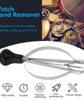 Watch Hand Remover Tool With Compression Spring Hand Puller Lifter For Pro Watch Repair Gear Non Scratch Plastic Tips Center Plunger Keeps Hands Steady Professional Watchmaker Accessory