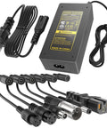 Universal 29.4V 2A Charger for 7S LiIon Batteries with ETL certification and interchangeable plugs for various devices