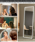 Vanity Mirror Lights For Makeup And Dressing Table Kit 13ft Flexible LED Strip With 6000K Daylight White Dimmer And Power Supply
