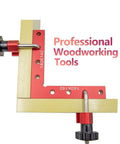 90 Degree Positioning Squares Right Angle Clamps For Woodworking, 140mm Aluminum Alloy Corner Clamp on wood frame