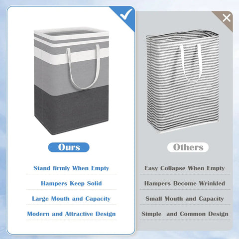 These Collapsible Laundry Baskets Are A Straight Up Game Changer For Dorm Spaces. Massive Capacity Holds Clothes Towels And Pillows. Solid Double Grip Handles Make Moving Heavy Loads Zero Stress.