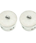 2 Pack Aluminum Type DP Cam And Groove Fittings With Female Coupler To Female NPT Includes Camlock Gasket Fittings 2 Inch Dust Plug Set