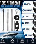 Pro Grade Engine Alignment Tool And Gimbal Bearing Installer Puller Set For Alpha Alpha 1 MR Bravo OMC Volvo MerCruiser Sterndrives