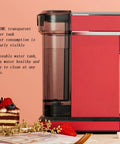 Heavy Hitter 1.1L Semi Automatic Espresso Coffee Maker With 850W Motor And 15 Bar Pressure showcasing its transparent 1100ML removable water tank.