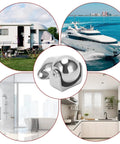 Beefy Marine Grade 316 Stainless Steel Door Stopper With Magnetic Hold Built To Last Heavy Duty Door Catch And Holder Polished Rust Resistant Hardware For Boats Motorhomes Yachts RVs And Seaworthy Homes