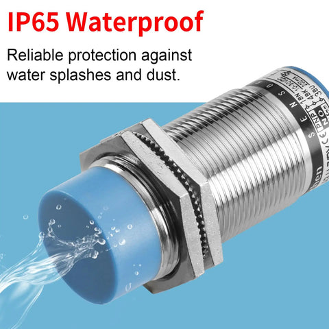 M30 Capacitive Proximity Sensor Switch Non Shield Type LJC30A3 H Z BY with IP65 waterproof feature, detects dielectrics.