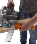 Quick Cut Circular Saw Guide With Rail And Angle Assist All In One Woodworking Tool 16 Inch Durable Aluminum Guide Rail in use