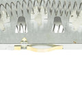 Get Your Dryer Back In Action With This Hot Heating Element Assembly showing metal coils and clips for electric dryer repair.