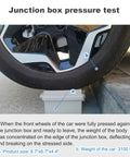 Car wheel testing rugged large waterproof electrical enclosure box IP67 outdoor junction box made from ABS plastic with clear cover