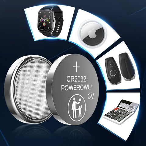 Badass Long Lasting Cr2032 3V Lithium Coin Cell Battery 12 Pack Heavy Duty Power Go The Extra Mile For Apple Airtag Car Key Fob Remote Glucometer And Electronics Solid Juice You Can Trust, with electronics and devices.