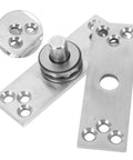 Beefy Heavy Duty 360 Degree Rotation Stainless Steel Concealed Door Pivot Hinge for cabinets and bookcases, smooth operation