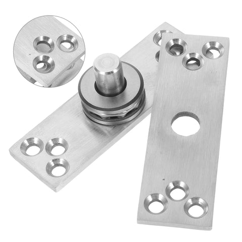 Beefy Heavy Duty 360 Degree Rotation Stainless Steel Concealed Door Pivot Hinge for cabinets and bookcases, smooth operation