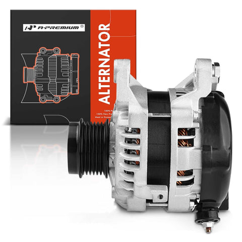 Alternator For Toyota RAV4 2013 2014 2015 2016 2017 2018 2.5L FWD 12V 125A With 1 Pin Plug Drop In Replacement Clockwise 6 Groove Pulley