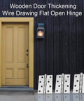 Set of hinges beside yellow door and black wall display Slick Soft Close Cabinet Hinge With Self Closing Tech Flush Overlay