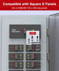 Generator Interlock Kit For Square D QO And Homeline Panels, 150A Or 200A, installed in breaker panel