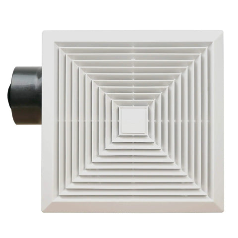 Ultra Quiet Bathroom Exhaust Fan 90 CFM For 80 To 90 Sq Ft Rooms, 4 Inch Duct Collar, Energy Star Certified, front view