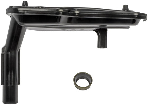 Side view of Transmission Oil Pan With Integrated Drain Plug For GM Vehicles OE Fix Durable Service Friendly Design Built To Withstand Impacts And Rigors Fits Select Models