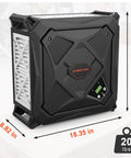 270 Degree Intake Air Filtration System For Woodworking Shops And Garages Ceiling Mounted Dust Collector with dimensions
