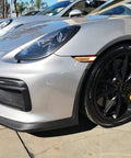 GT RS Style Raised 3D Smoked Lens Amber Full LED Front Side Marker Light Kit installed on Porsche 911