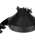 No Dig Garden Edging Kit 3 Inch By 100 Foot Flexible Landscape Border With 120 Anchoring Spikes, showing coiled edging and spikes