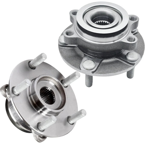 Front Wheel Hub Bearing Assemblies That Fit Nissan Sentra 2007 2012 Rogue 2008 2013 Rogue Select 2014 2015 Two Pack shown