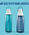 Night Sky 36 Oz Hard Sided Water Bottle With Built In Filter BPA Free And Reusable Reduces Chlorine Taste And Odor For Fresh Sips