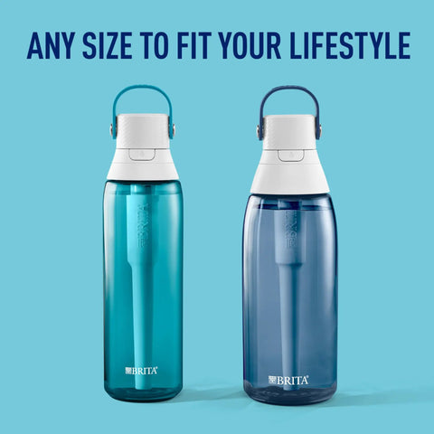 Night Sky 36 Oz Hard Sided Water Bottle With Built In Filter BPA Free And Reusable Reduces Chlorine Taste And Odor For Fresh Sips