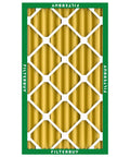 16x25x4 Air Filter MERV 11 Electrostatic Pleated For Pet Lovers And Allergy Defense shown in packaging