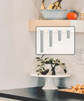 Wall Plate Screws Kit 100 Pcs White Outlet And Switch Plate Screws with different lengths for electrical covers and panels