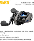 Top Shelf Baitcast Fishing Reel With One Piece Graphite Frame And Tough Aluminum Handle engineered for smooth freshwater fishing.