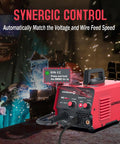 140A 3 In 1 Portable Welding Machine For Flux Core MIG Stick And Lift TIG 110V Inverter Welder in use with sparks