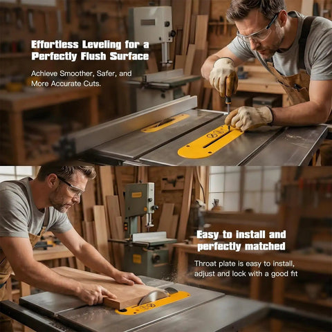 Craftsman using Dado Table Saw Insert Plate Replacement For Dewalt 10 Inch Job Site Saws DWE7490 DWE7491 DWE7491RS DWE7291RS