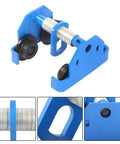 Heavy Duty Workhorse Manual Trolley For I Beam 2200 Lb Capacity With Dual Wheels Adjustable Flange 65 to 190mm Blue Finish