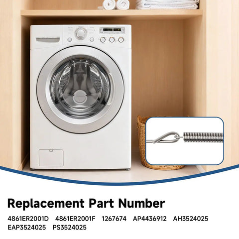 LG Washer Door Seal Kit With Gasket Boot Clamp And Retaining Ring Inner Door Seal For Compatible LG Models