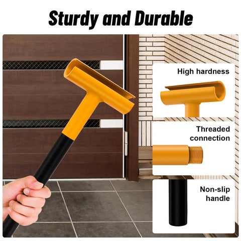 Upgraded Hinge Gap Adjusting Wrench For Residential And Commercial Doors Quick And Easy Door Hinge Alignment Tool shown.